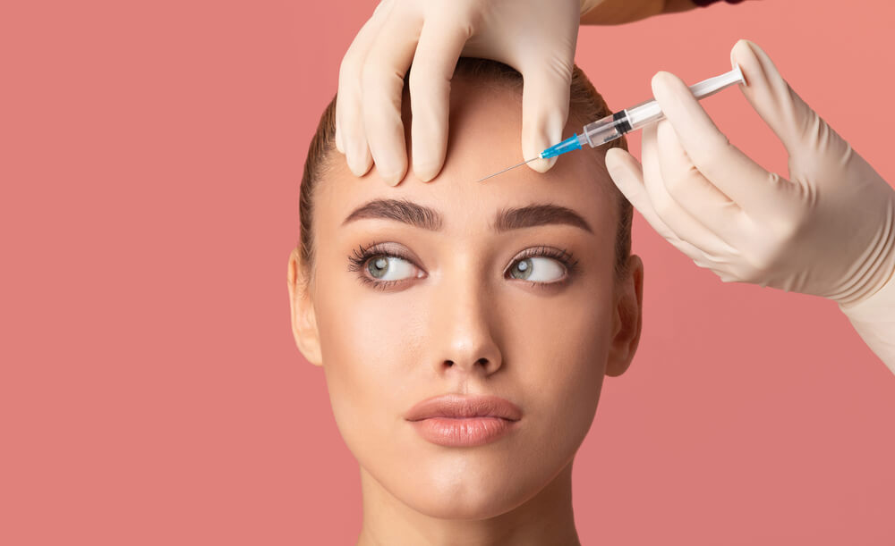 Cosmetic Botox treatment areas