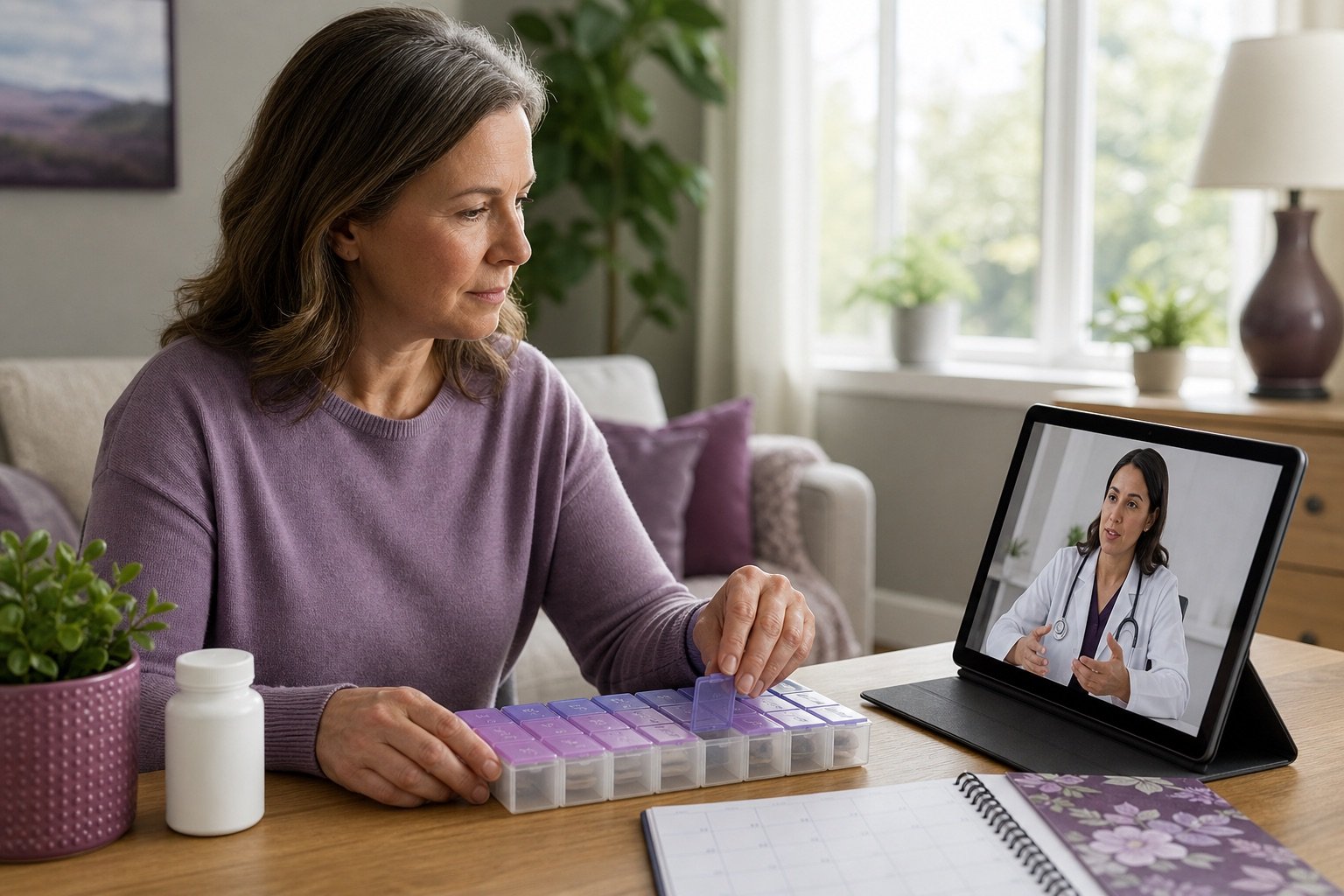 Virtual follow-up for a stable medication refill in British Columbia